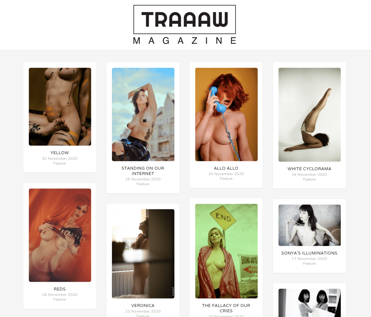 Publication in Traaaww Magazin
